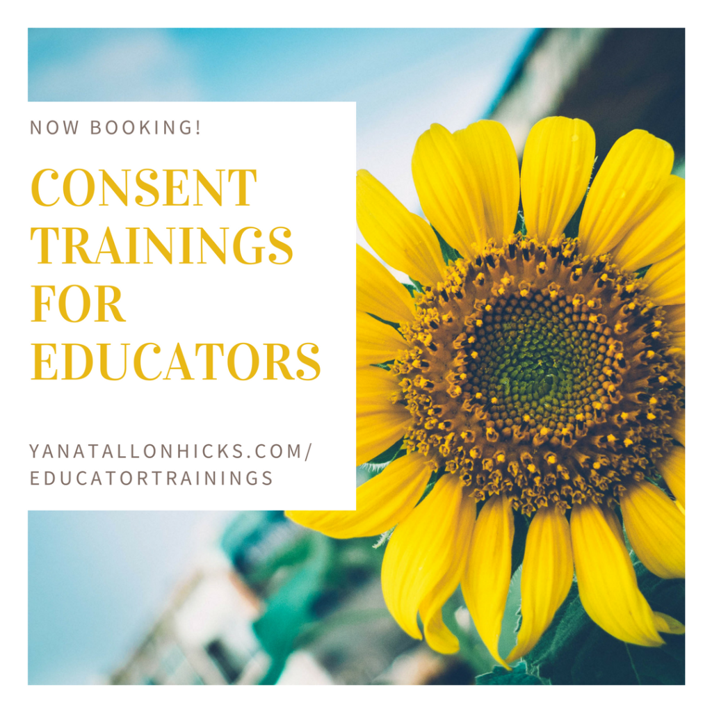 Consent And Sex Ed Trainings For Educators